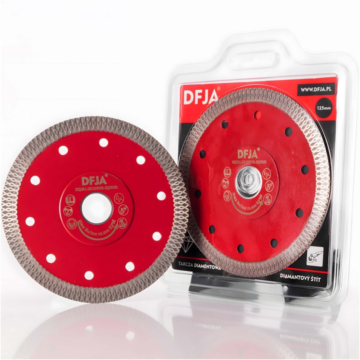 Tarcza Diamentowa do Cięcia Gresu Płytek Granitu Kamienia 125mm MARKI DFJA