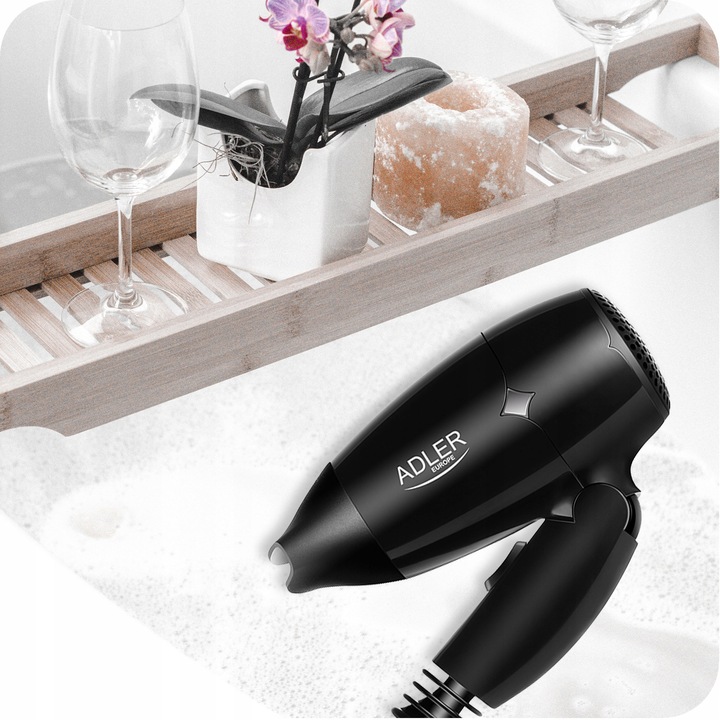 MAŁA SUSZARKA DO WŁOSÓW TURYSTYCZNA SKŁADANA 1400W