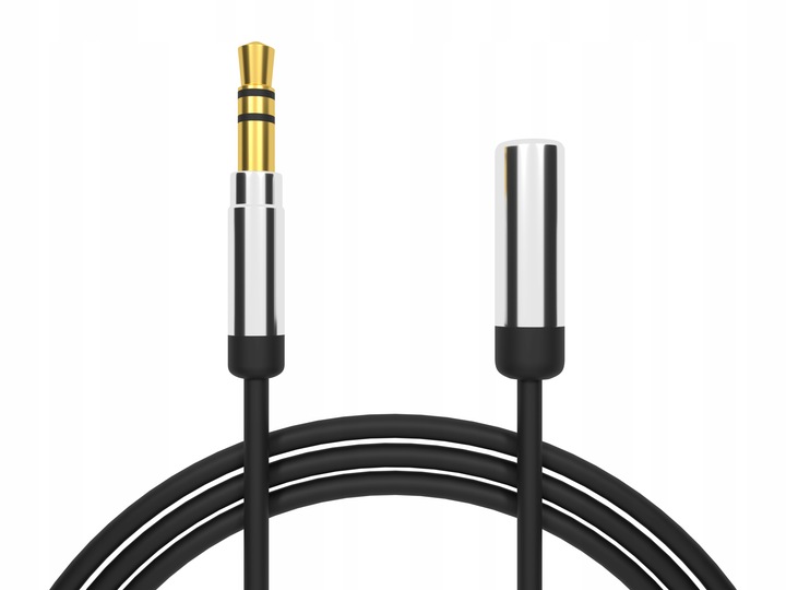 KABEL PRZEWÓD PRZEDŁUŻACZ PREMIUM AUX 3.5 MM MINI JACK AUDIO 5 M MIEDŹ