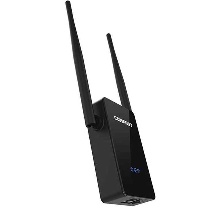 MOCNY Wzmacniacz Repeater sieci WiFi - Dwie anteny, dwa procesory Realtek