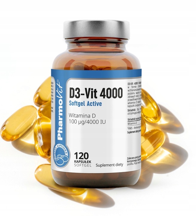 PHARMOVIT D3-VIT 4000IU SOFTGEL ACTIVE 120 KAPS
