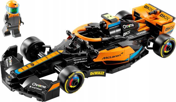 LEGO Speed Champions Samochód wyścigowy McLaren Formula 1 wersja 2023 76919
