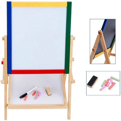 STOJĄCA TABLICA DWUSTRONNA DLA DZIECI 2W1+ GRATIS