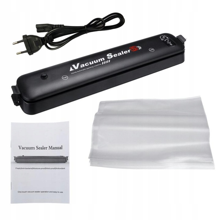 ZGRZEWARKA PRÓŻNIOWA RĘCZNA PAKOWARKA DO ŻYWNOŚCI FOLII + WORKI