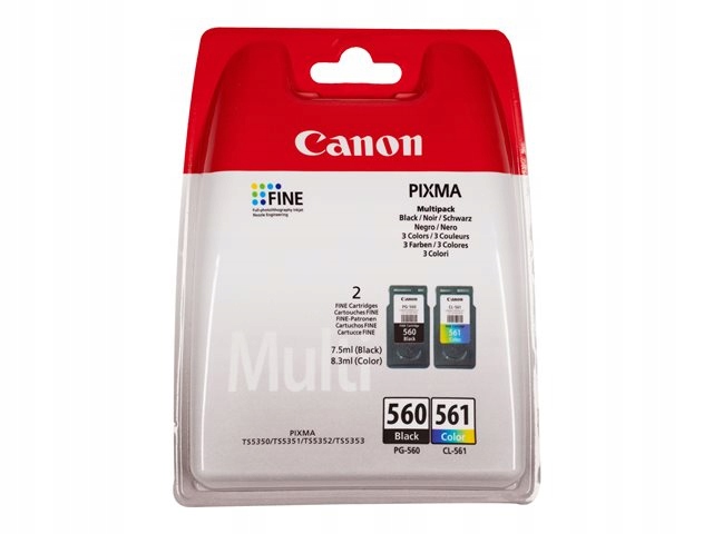 Tusz Canon PG-560/CL-561 2pk ZESTAW ORYGINAŁ
