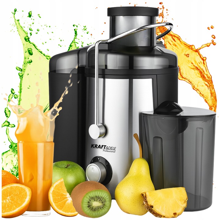 SOKOWIRÓWKA WYCISKARKA DO OWOCÓW I WARZYW ELEKTRYCZNA SAMOCZYSZCZĄCA