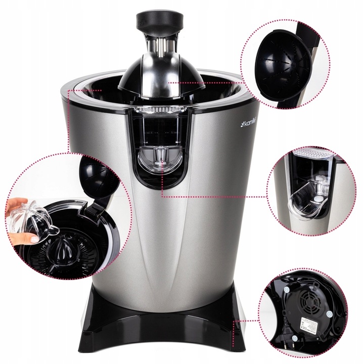 ELEKTRYCZNA WYCISKARKA DO CYTRUSÓW SOKÓW OWOCÓW MOCNA KAMILLE