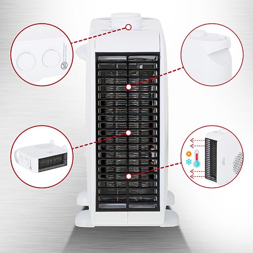 TERMOWENTYLATOR GRZEJNIK ELKEKTRYCZNY FARELKA ADLER AD7725W