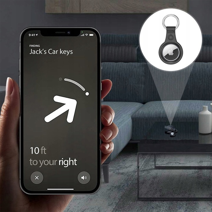 Etui do AirTag, Dux Ducis, wsuwka, brelok, 4w1