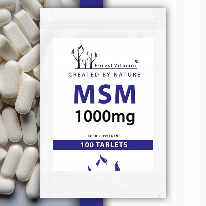 MSM SIARKA ORGANICZNA KOLAGEN STAWY KOŚCI MOCNA