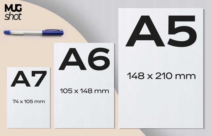 Ulotki A6 100 sztuk DWUSTRONNE / jednostronne | mat / błysk + wizualizacja