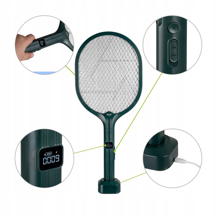 ŁAPKA PUŁAPKA LAMPA OWADOBÓJCZA UV NA MUCHY KOMARY ELEKTRYCZNA PACKA