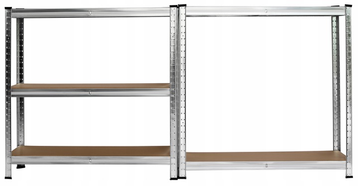 REGAŁ MAGAZYNOWY WARSZTATOWY SOLIDNY 5 PÓŁEK 150x75x30 750 kg KLT30C