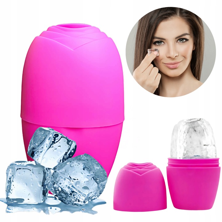 LODOWY MASAŻER DO TWARZY CHŁODZĄCY LIFTINGUJĄCY ICE CUBE