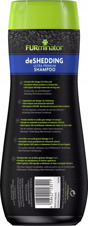 FURMINATOR Ultra Premium szampon na linienie