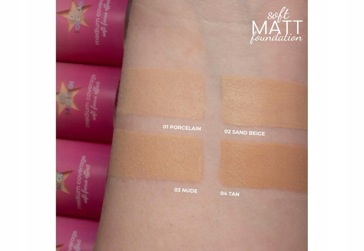 Stars from the stars SOFT MATT FOUNDATION podkład matujący fluid #03