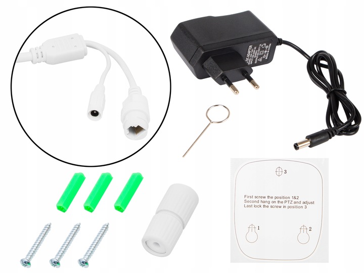 OBROTOWA KAMERA ZEWNĘTRZNA WIFI IP 4MPx WQHD ŚLEDZENIE AUDIO TUYA 4xZOOM