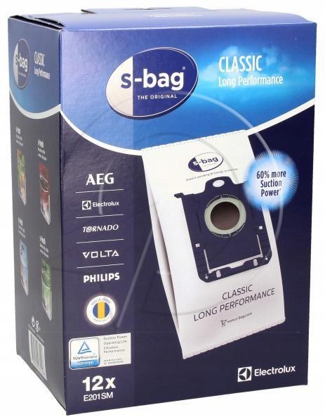 Worki S-Bag Classic 12szt + FILTR HEPA