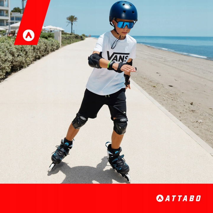 Łyżworolki dziecięce ATTABO 2w1 rolki i łyżwy Kylo L (38-41) Regulowane