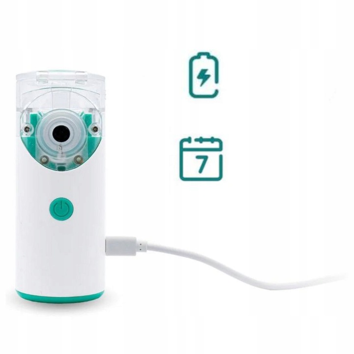 Nebulizator siateczkowy inhalator przenośny cichy dla dorosłych dzieci LCP