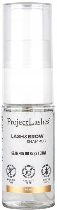 SZAMPON DO RZĘS I BRWI ProjectLashes 30 ml łagodny