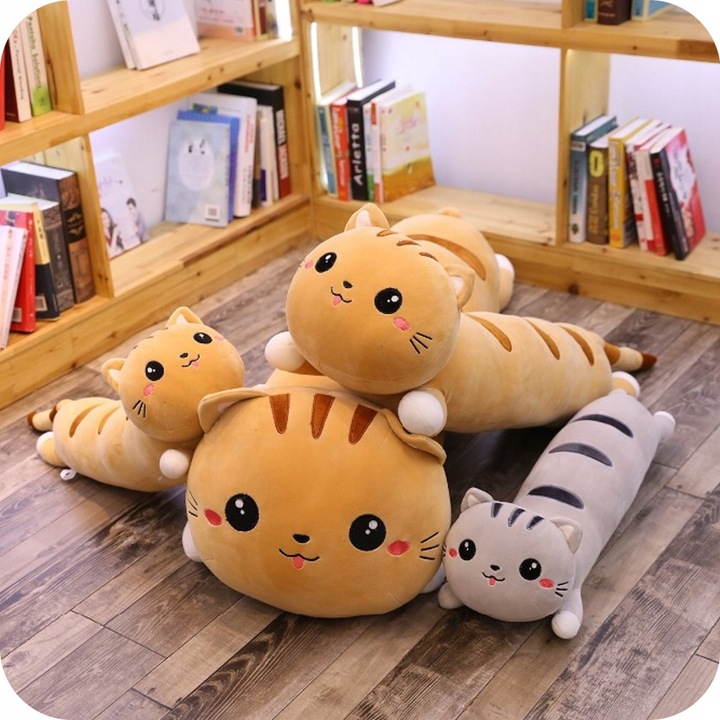 DŁUGI kot KOTEK poduszka MASKOTKA PLUSZAK 70cm