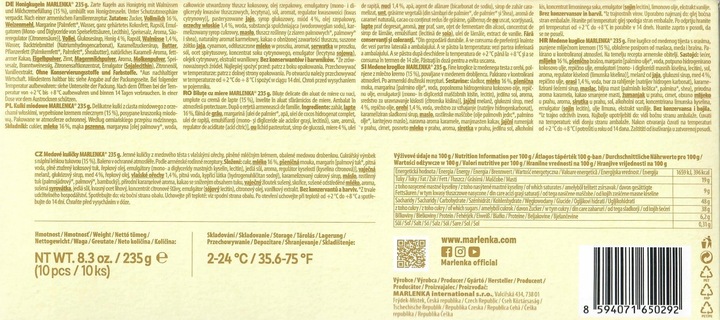 MARLENKA Kulki Miodowo-Orzechowe 235 g