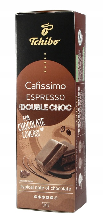 Kawa kapsułki Tchibo Cafissimo Espresso Double Chocolate (30 kapsułek)