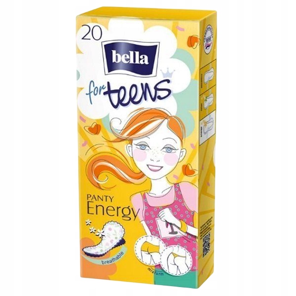 Pakiet Podpaski ze skrzydełkami i wkładki Bella for Teens dla nastolatek