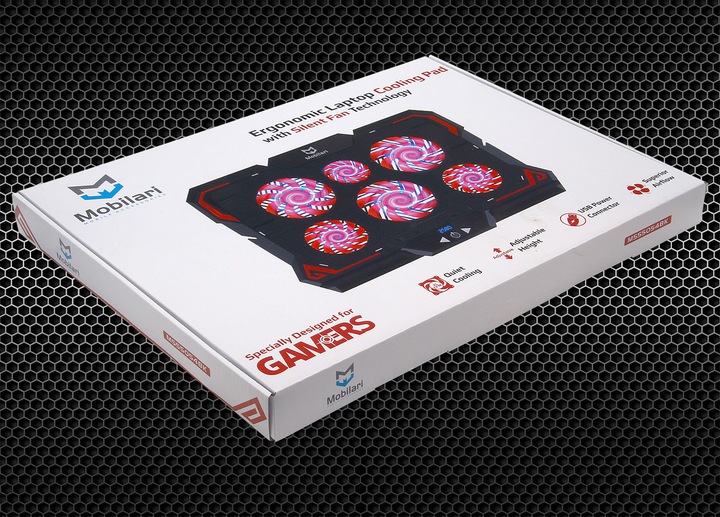 PODSTAWKA PODKŁADKA CHŁODZĄCA POD LAPTOP-A NOTEBOOK-A 12-17 WYŚWIETLACZ LED