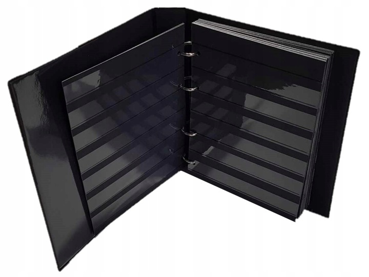 ALBUM KLASER NA ZNACZKI A5 10 STRON UNIWERSALNY CZERWONY - MM-Kolekcje