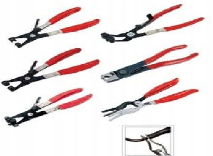 SZCZYPCE DO OPASEK ZACISKOWYCH OSŁON TAŚMOWYCH