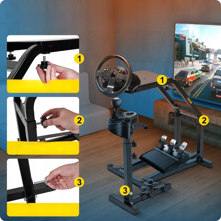 UNIWERSALNY STOJAK DO KIEROWNICY GAMINGOWEJ Thrustmaster LOGITECH PS4