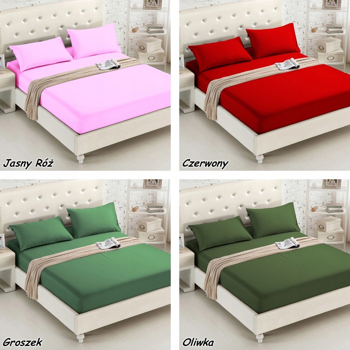 PRZEŚCIERADŁO Z GUMKĄ 100% BAWEŁNA 140X200 + 25