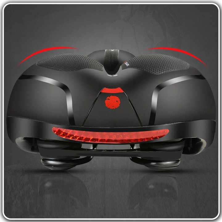 WYGODNE SIODEŁKO ROWEROWE PIANKA WYSOKO ELASTYCZNA + JARZMO DO MOCOWANIA