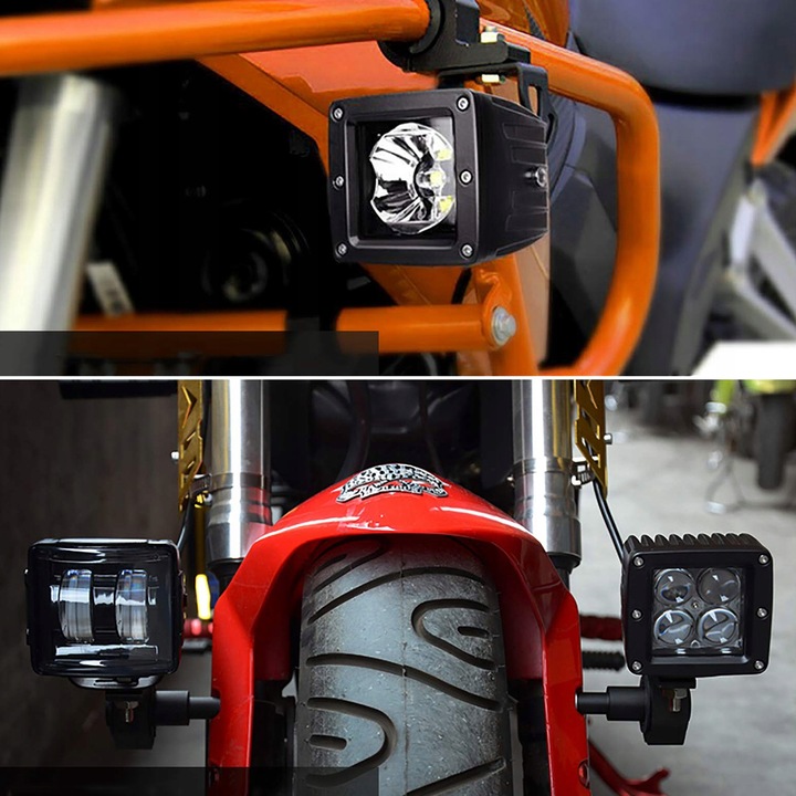 2x Uchwyty mocowanie lampy halogeny LED do Motocyklowe samochody SUV Statek