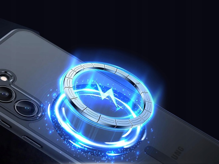 ETUI DO MAGSAFE CZARNY MAT DO SAMSUNG S24 ULTRA