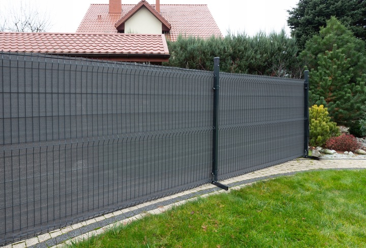 SIATKA CIENIUJĄCA 95% OSŁONA PŁOT 1,50mx10m GRAFIT