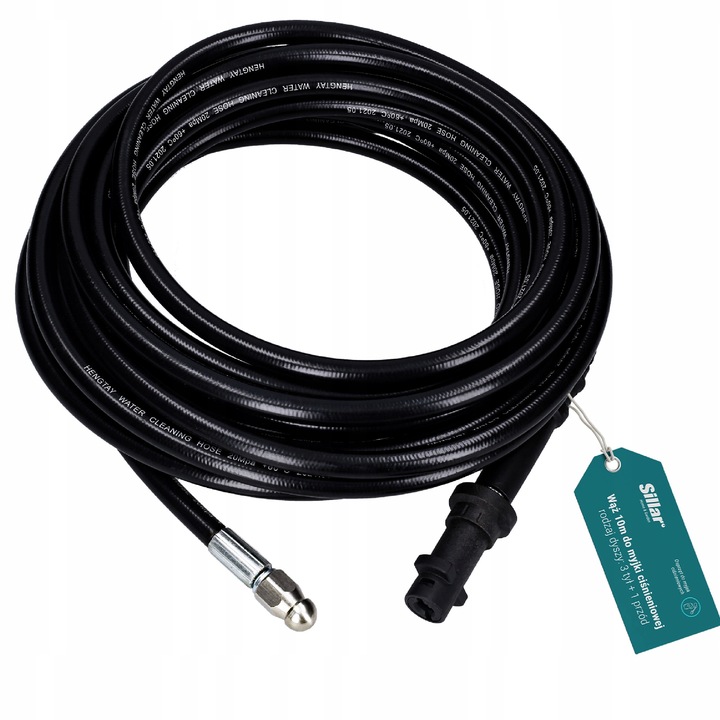 Wąż przewód 10m dysza 3+1 czyszczenia kanalizacji do myjki Karcher