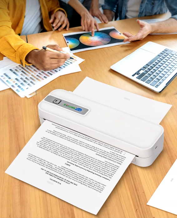 PRZENOŚNA TERMICZNA DRUKARKA A4 NETUM DO DOKUMENTÓW, ZDJĘĆ, ETYKIET, TATUAŻ