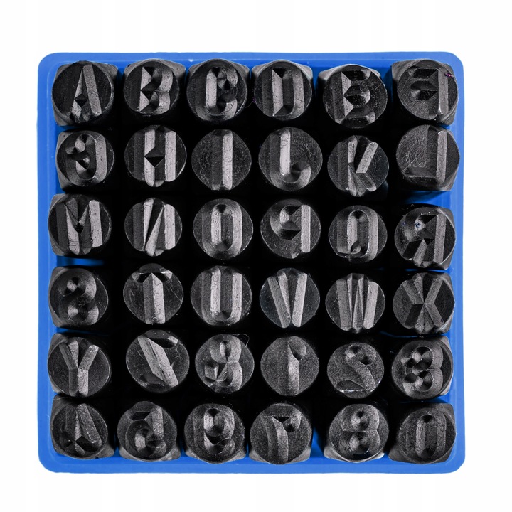 ZNACZNIKI NUMERATORY 36 NUMERATOR LITERY CYFRY 8mm