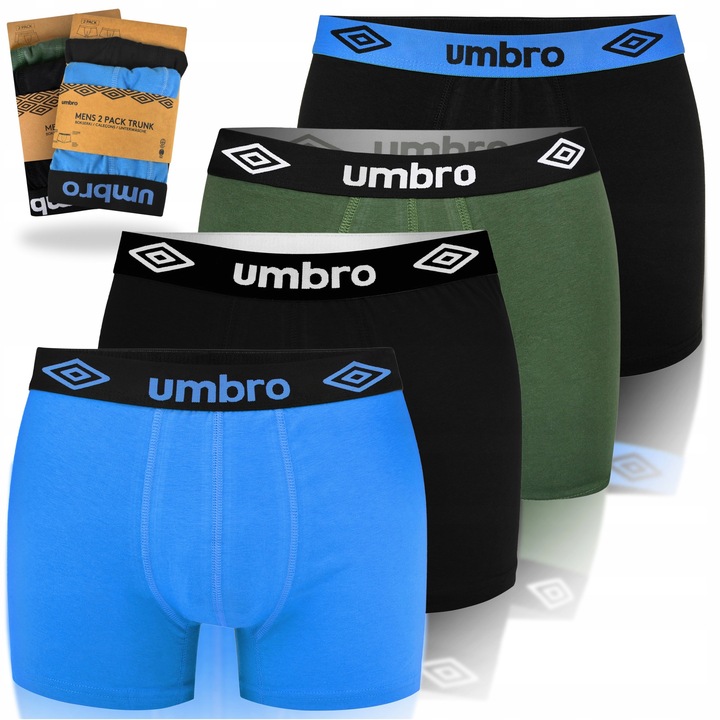 UMBRO Bokserki Męskie 4 sztuki BM562 Rozmiar L