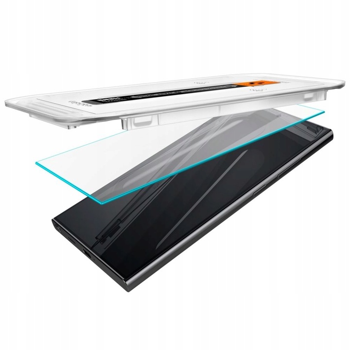 Szkło Hartowane SPIGEN EZ FIT do Galaxy S24 Ultra + APLIKATOR RAMKA 2szt