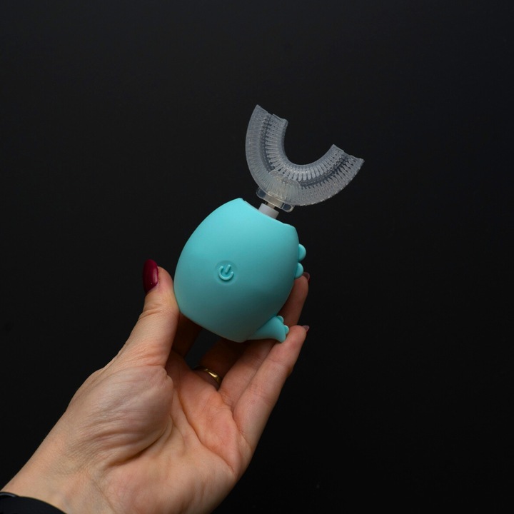 SZCZOTECZKA SONICZNA DO ZĘBÓW ELEKTRYCZNA AKUMULATOROWA DLA DZIECI 2-12 LAT