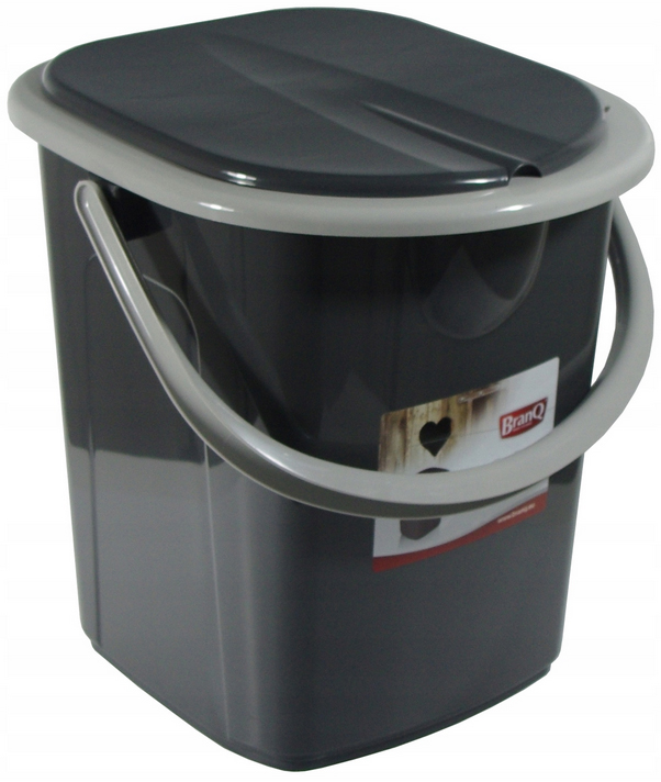 TOALETA PRZENOŚNA TURYSTYCZNA WC 22L WIADRO KIBEL Z DESKĄ i UCHWYTEM BRANQ