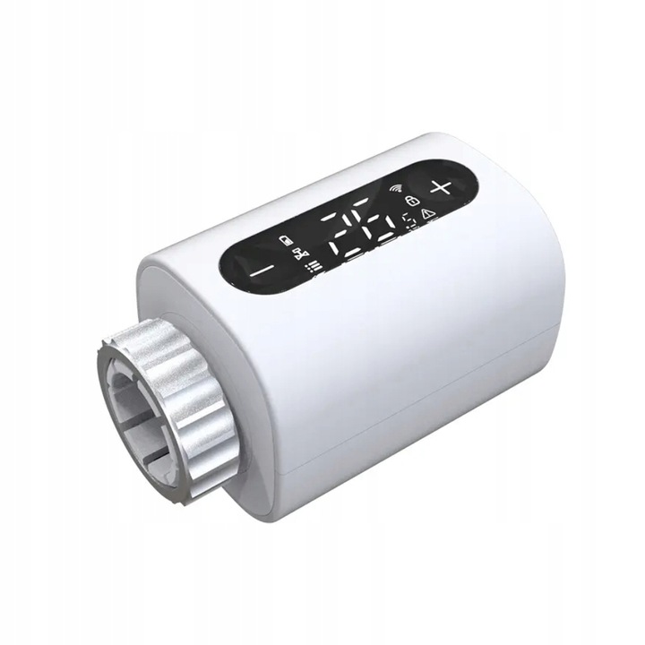 Inteligentny Termostat Zawór Głowica Grzejnikowy z LCD Smart Home Tuya WiFi