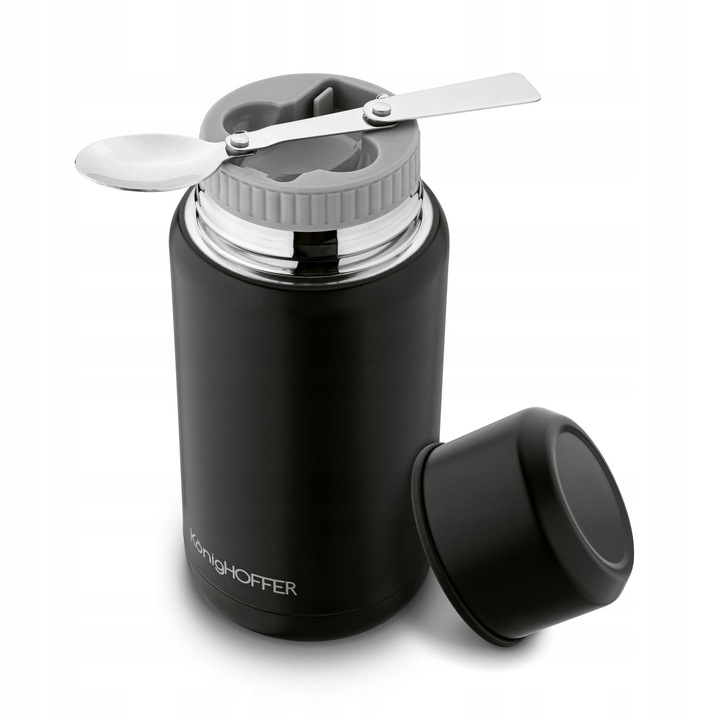 TERMOS NA ZUPĘ Próżniowy OBIADOWY ŁYŻKA Turystyczny Konighoffer Alpha 750ml