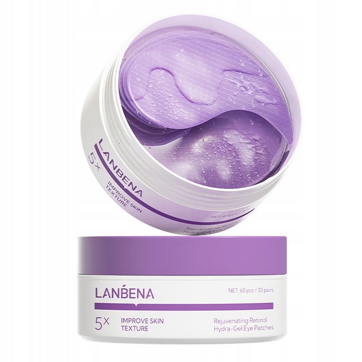 Płatki Żelowe Pod Oczy Retinol Przeciwzmarszczkowe Odmładzające - 60