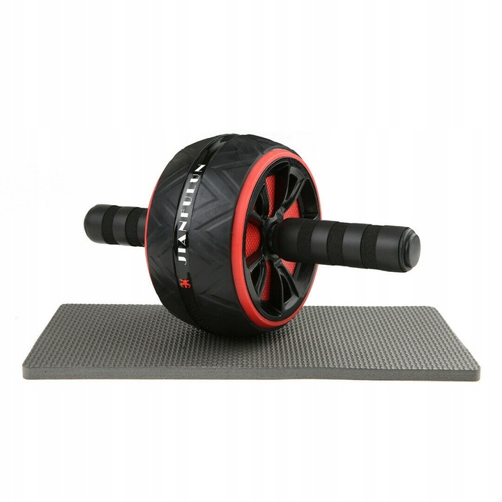 ROLLER KÓŁKO DO ĆWICZEŃ MIĘŚNI BRZUCHA AB WHEEL + MINI MATA
