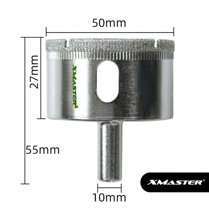 OTWORNICA DIAMENTOWA KORONKA DO PŁYTEK GLAZURY GRESU ZESTAW ⌀ 6-68mm